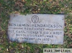 Sgt Benjamin Hendrickson