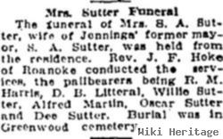 Mrs Susie Wolf Sutter