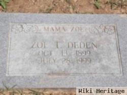 Zoe T Pinckney Deden