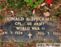 Donald E. Speckman