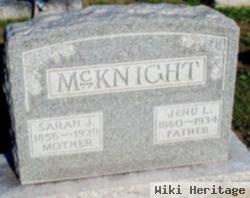 Sarah J. Moore Mcknight