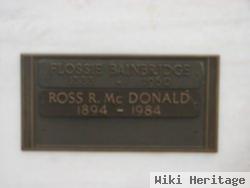 Ross R Mcdonald