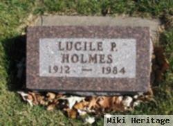 Lucile P "lucy" Holmes