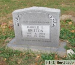 Harold E Britton