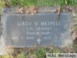 Corp Leroy O. Mespell