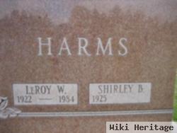 Leroy W Harms