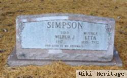 Etta Simpson