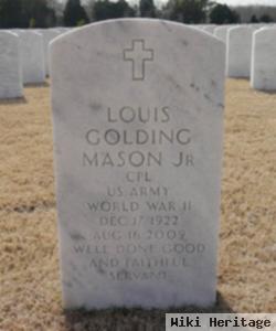 Corp Louis Golding Mason, Jr