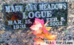 Mary Ann Meadows Logue