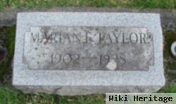 Marian F. Taylor