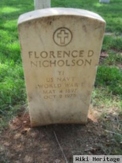 Florence D Nicholson