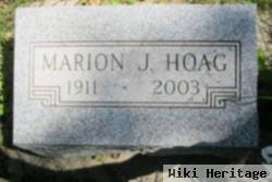 Marion J Hoag