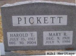 Harold T Pickett