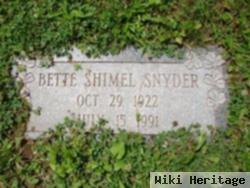 Bette Shimel Snyder