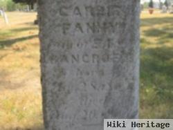 Carrie Fanny Bancroft