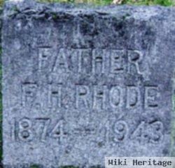 F. H. Rhode