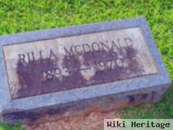 Rilla Gertrude Martin Mcdonald