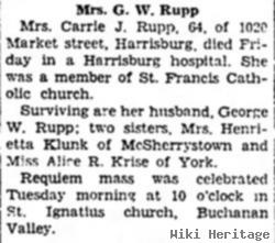 Carrie J. Krise Rupp