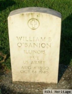 William B O'banion