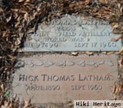 Hick Thomas Latham