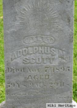 Adolphus M Scott