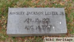 Ainsley Jackson Lester, Jr