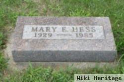 Mary E Hess