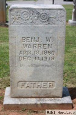 Benjamin W "benj" Warren