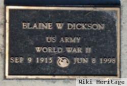 Blaine Wallace "bill" Dickson