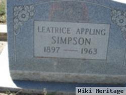 Leatrice Claire Appling Simpson