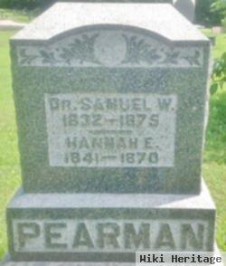 Dr Samuel W Pearman