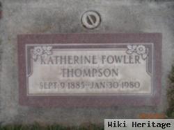 Katherine Reed "katie" Fowler Thompson