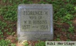 Florence W Robbins