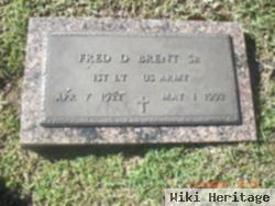 Fred Daniel Brent, Sr