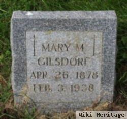 Mary M Gilsdorf