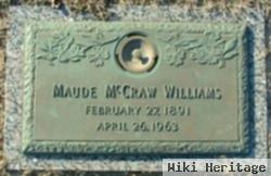 Maude Mcgraw Williams