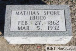 Mathias "bud" Spore