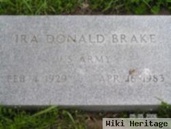 Ira Donald Brake