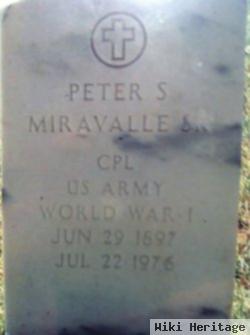 Peter S Miravalle, Sr