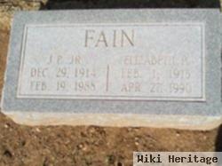 Elizabeth P Fain