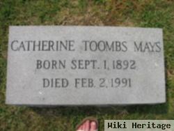 Catherine Toombs Mays