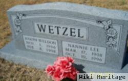 Nannie Lee Boyd Wetzel