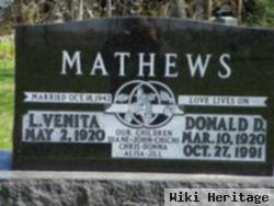 Donald D Mathews