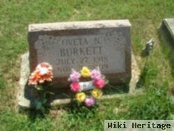 Oveta N Burkett