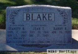 Stanley K Blake