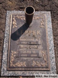 Jane Oliphant Lepper