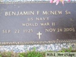 Benjamin F Mcnew, Sr