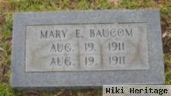 Mary E Baucom