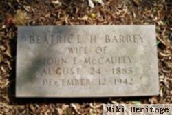 Beatrice H. Barbey Mccauley