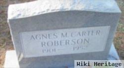 Agnes Marie Carter Roberson